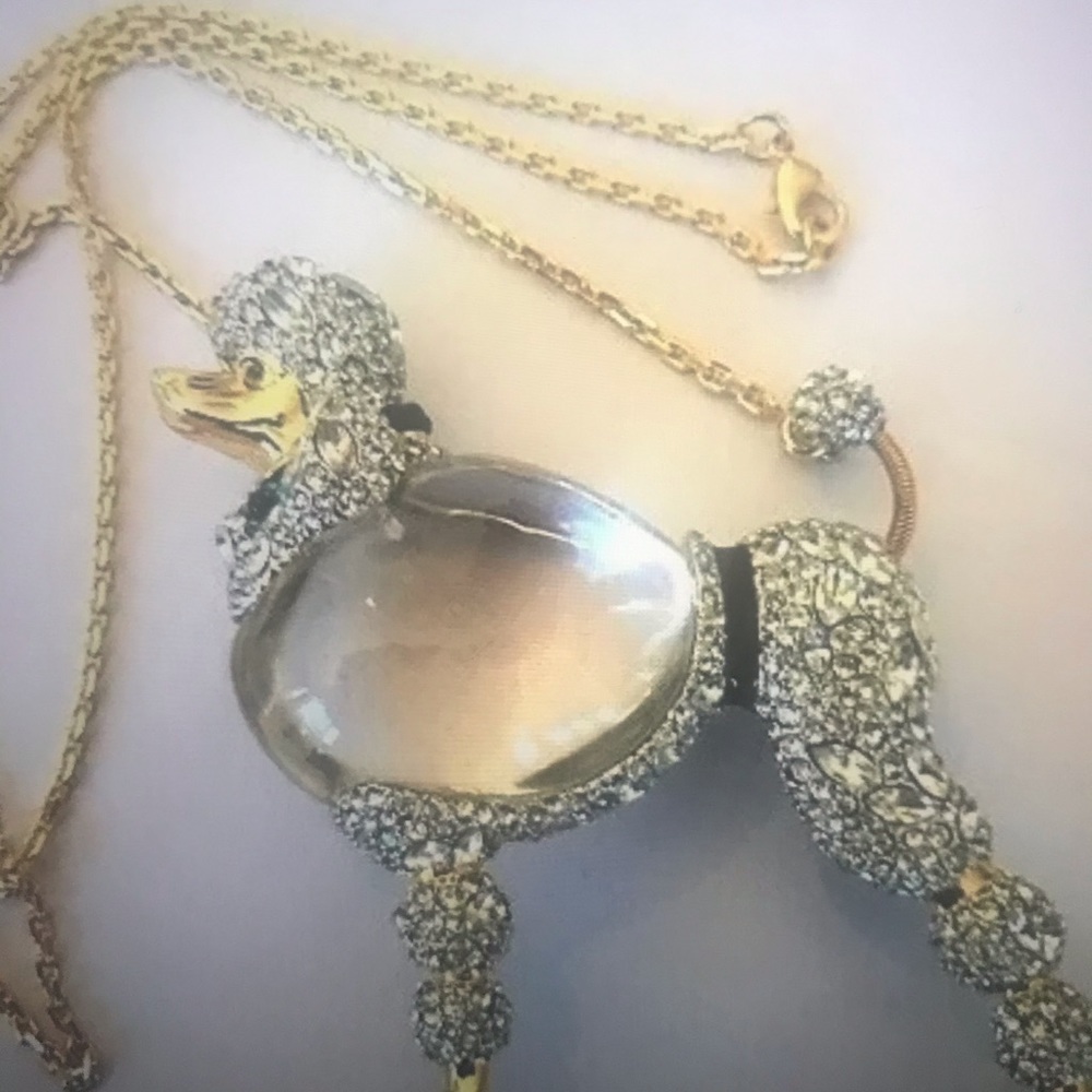 “ALEXIS BITTAR LARGE POODLE DOG”